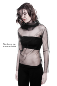 black sheer turtleneck top black mesh top black tulle top futuristic clothing cyberpunk top black mesh shirt avant garde clothing womens techwear transparent top sheer long sleeve top high neck sheer top extravagant top tulle turtleneck top gothic punk rave outfit see through top dystopian clothing mesh turtleneck top halloween top witch top gothic photoshoot outfit berghain outfit mesh long sleeve top sheer shirt mesh shirt festival clothing dark fashion alt clothing gothic stage wear music video outfit high neck tulle top gothic bride top techno wear gothic shirt cyberpunk clothing avant garde wedding outfit black sheer top